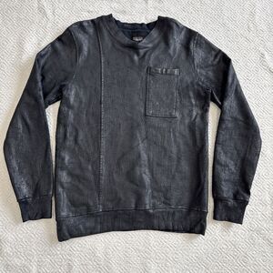 DRIFTER  Mens Medium  Black Pullover  Long Sleeve Heavyweight Sweatshirt